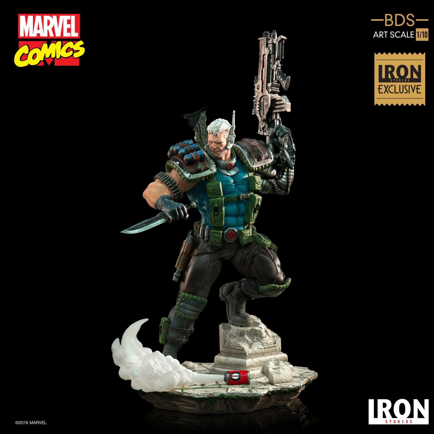 Cable BDS Art Scale 1/10 - Marvel Comics Series 6 Event Excl