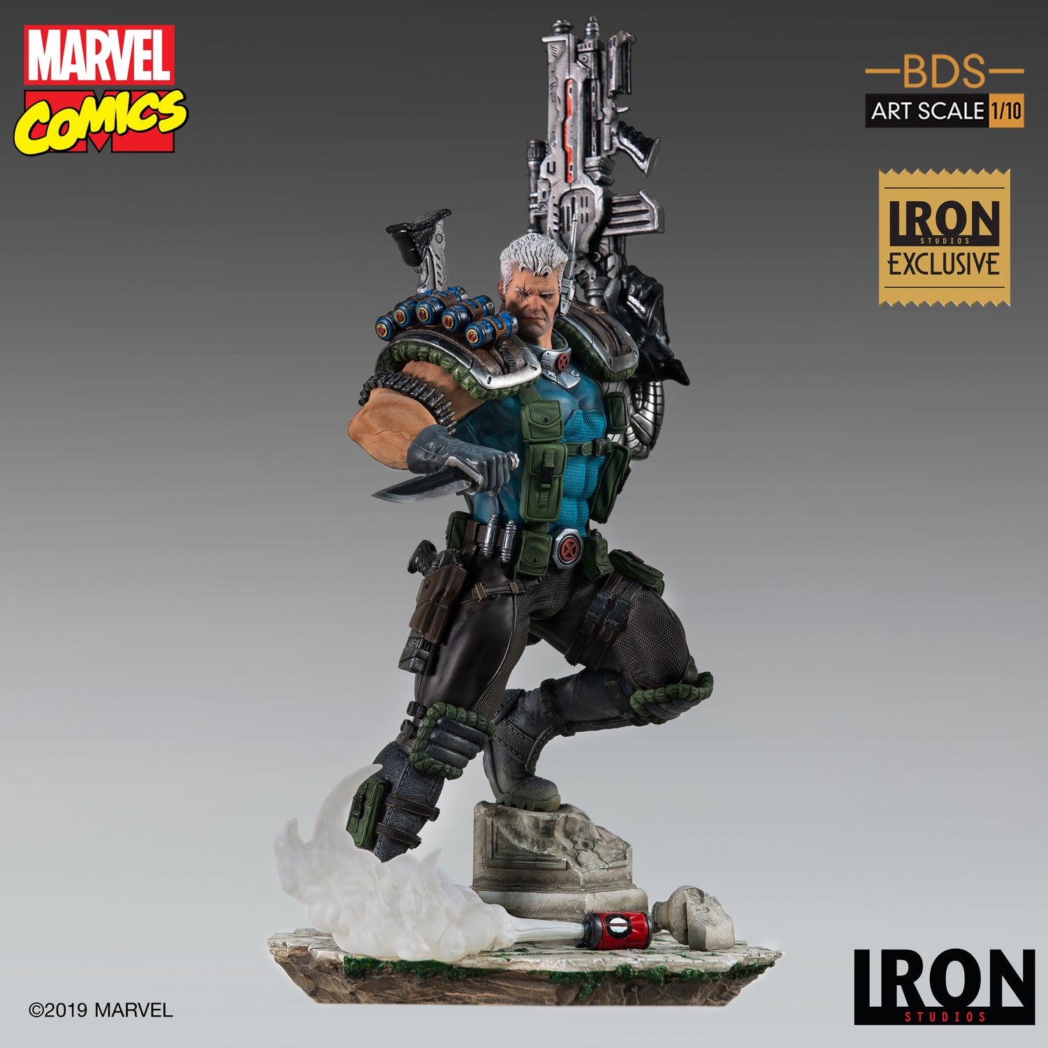 Cable BDS Art Scale 1/10 - Marvel Comics Series 6 Event Excl