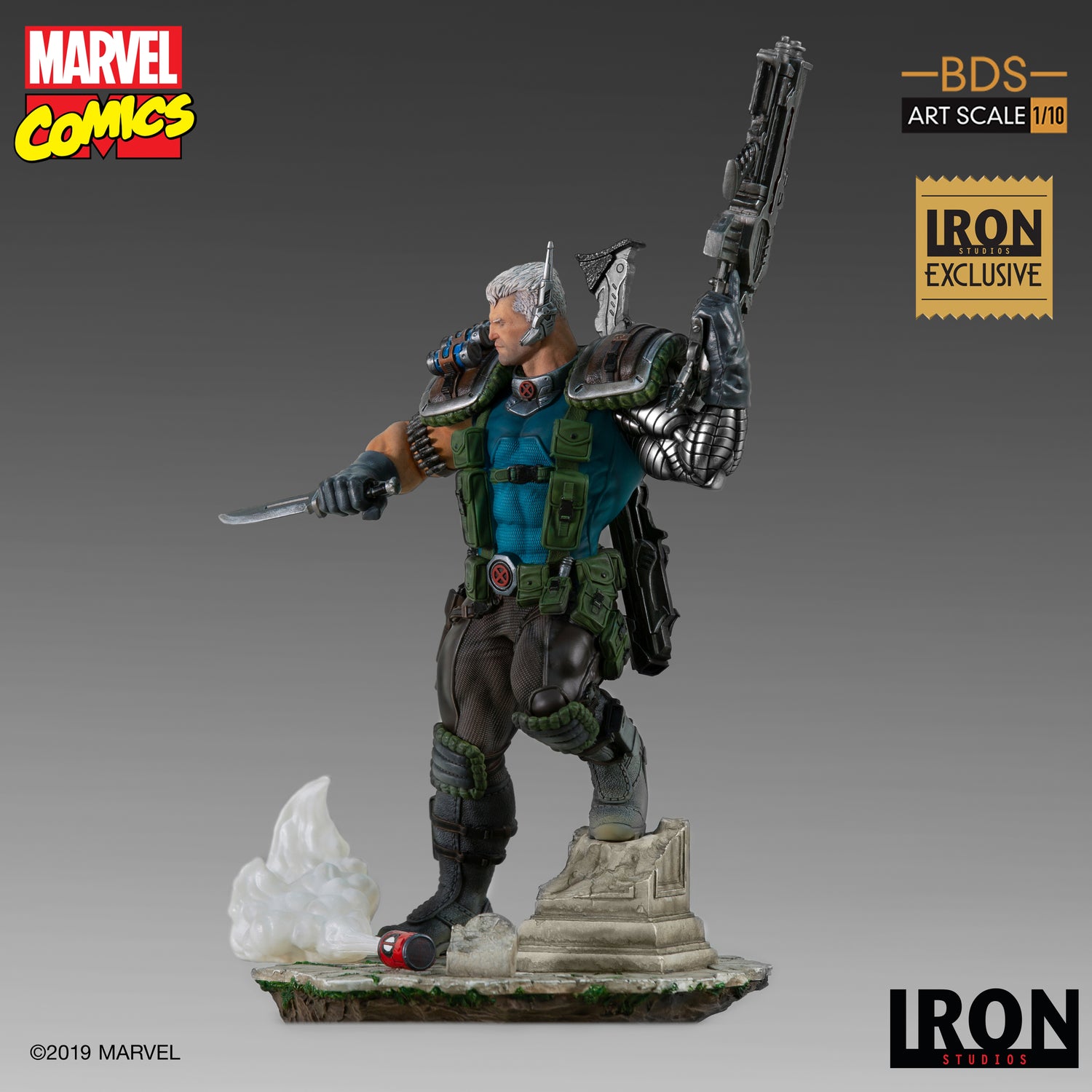 Cable BDS Art Scale 1/10 - Marvel Comics Series 6 Event Excl