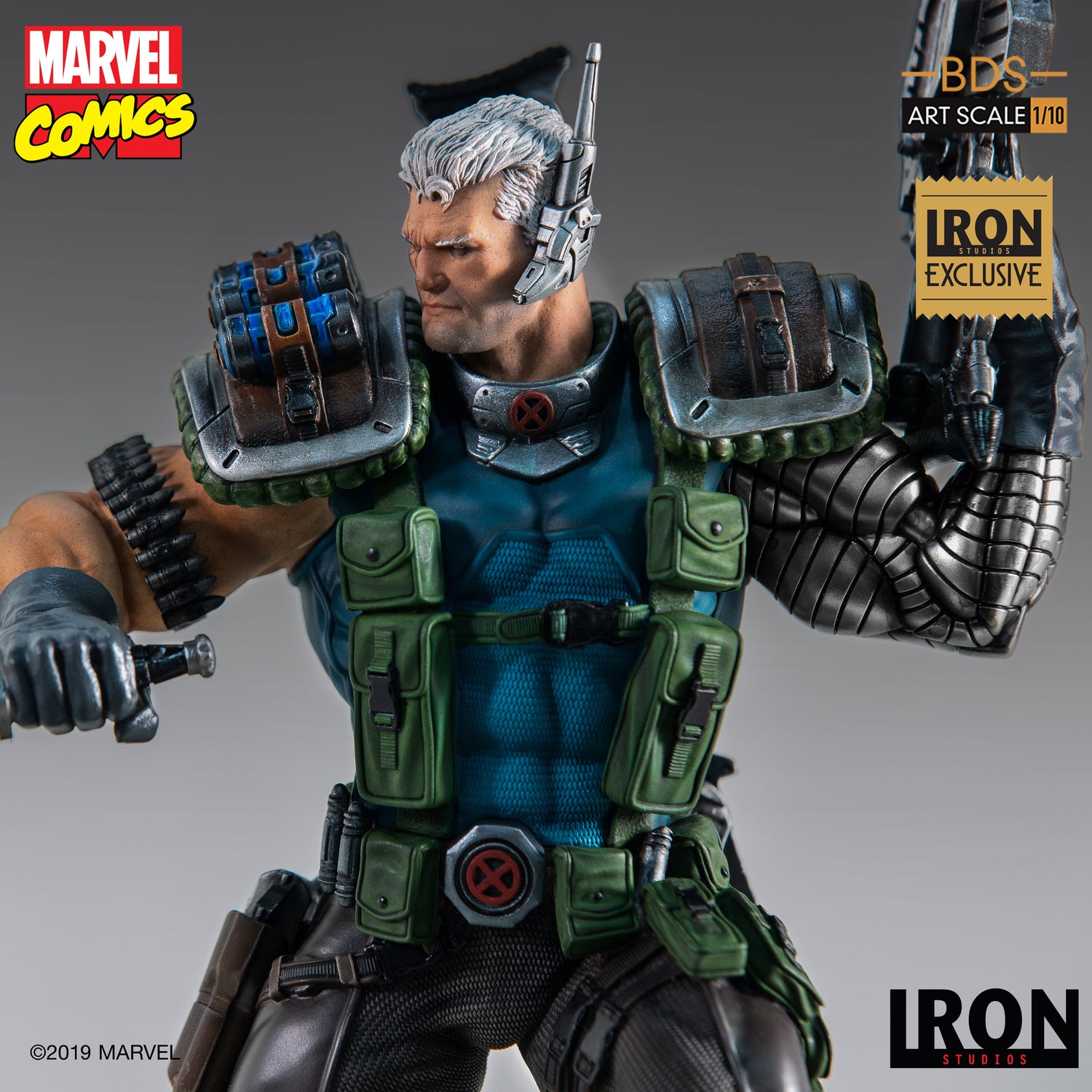 Cable BDS Art Scale 1/10 - Marvel Comics Series 6 Event Excl