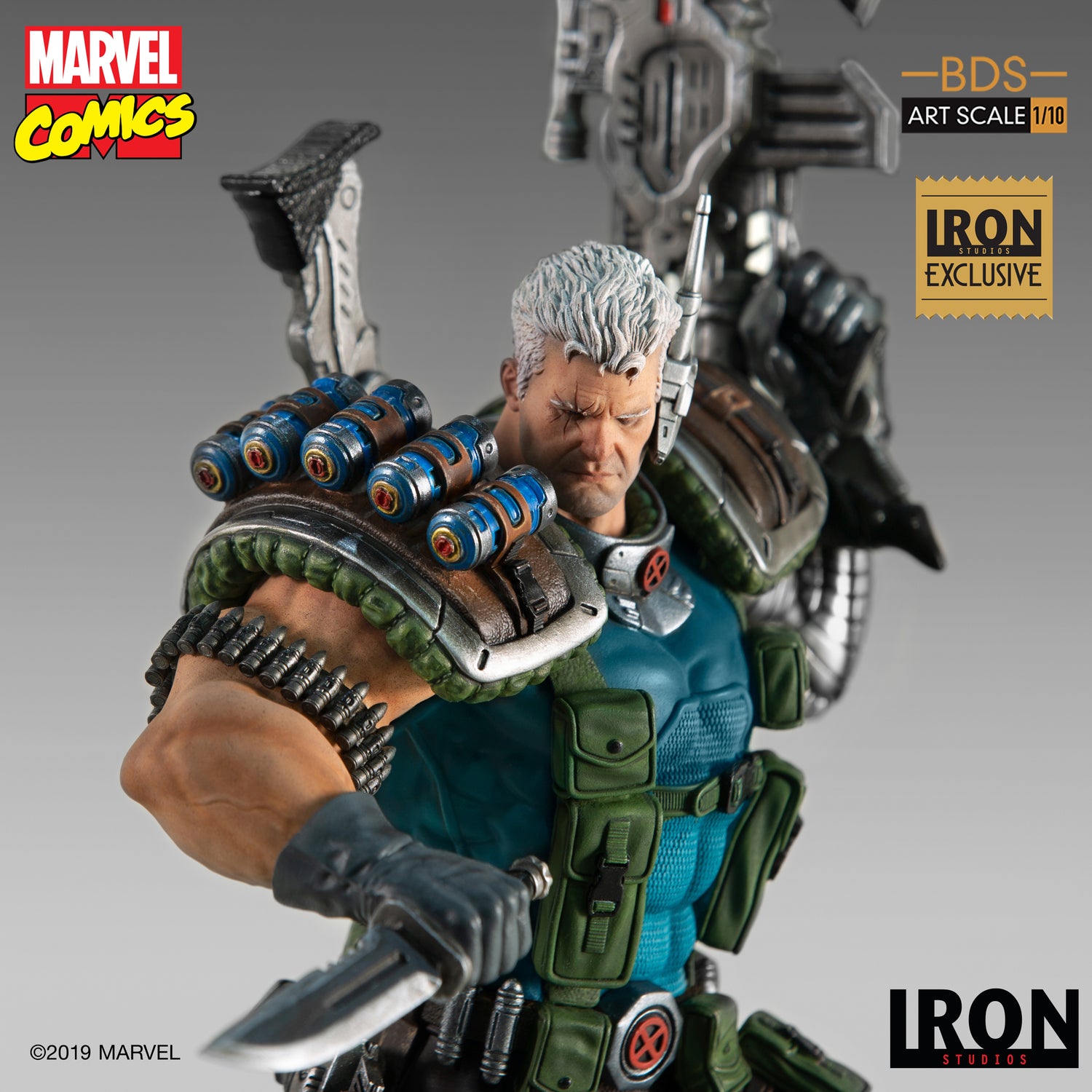 Cable BDS Art Scale 1/10 - Marvel Comics Series 6 Event Excl