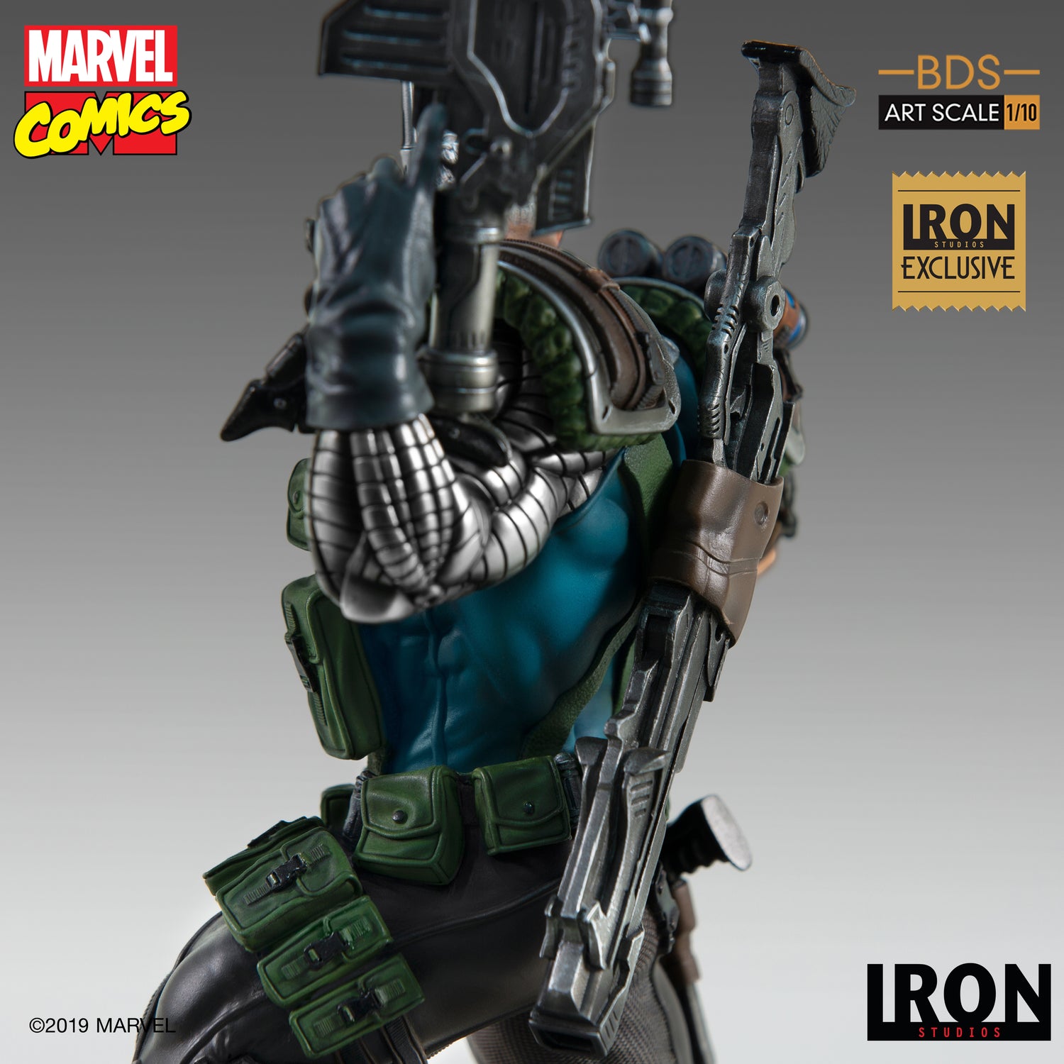 Cable BDS Art Scale 1/10 - Marvel Comics Series 6 Event Excl