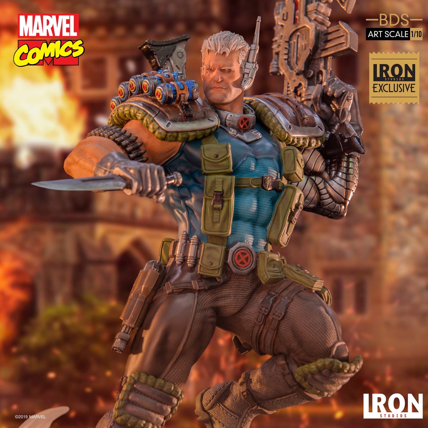 Cable BDS Art Scale 1/10 - Marvel Comics Series 6 Event Excl