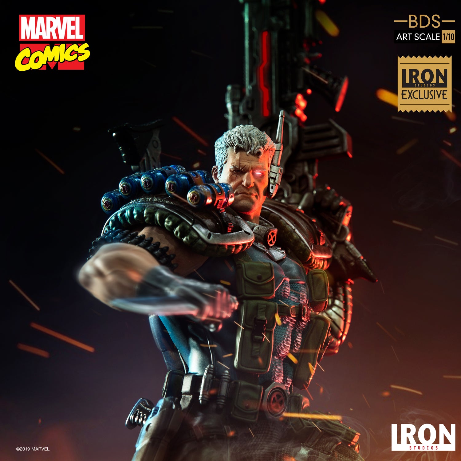 Cable BDS Art Scale 1/10 - Marvel Comics Series 6 Event Excl