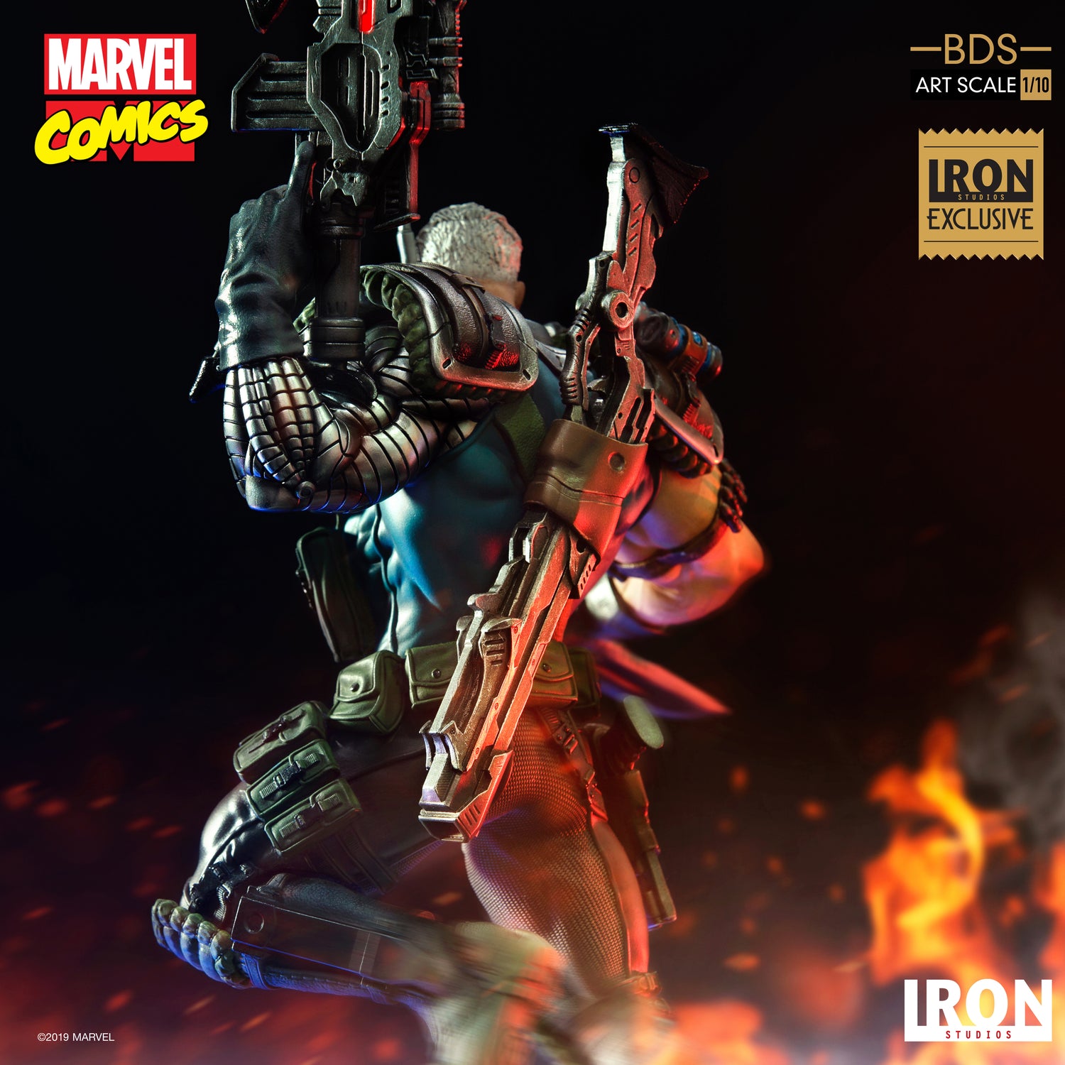 Cable BDS Art Scale 1/10 - Marvel Comics Series 6 Event Excl