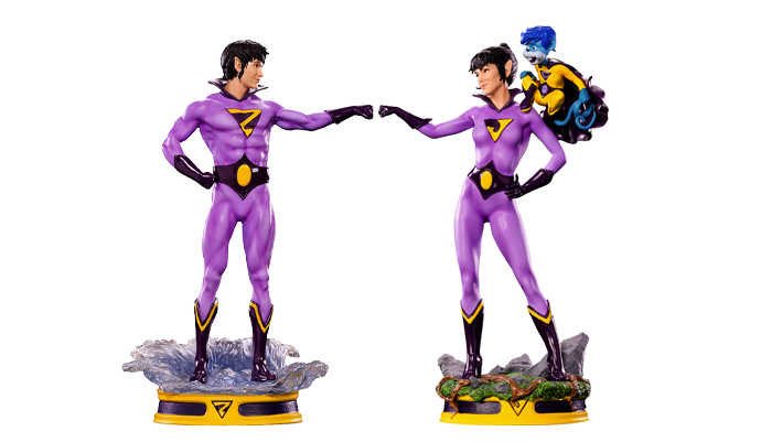 WONDER TWINS ART SCALE 1/10 - DC COMICS