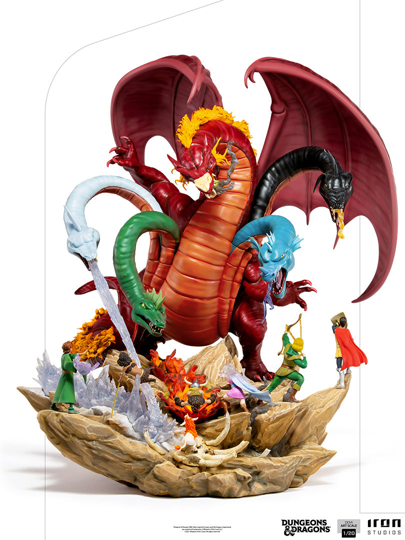 Tiamat Battle Demi Art Scale 1/20 - Dungeons and Dragons