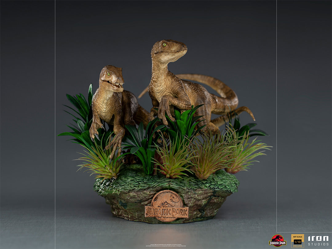 Just The Two Raptors Deluxe Art Scale 1/10 - Jurassic Park