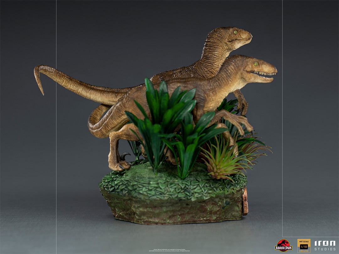 Just The Two Raptors Deluxe Art Scale 1/10 - Jurassic Park