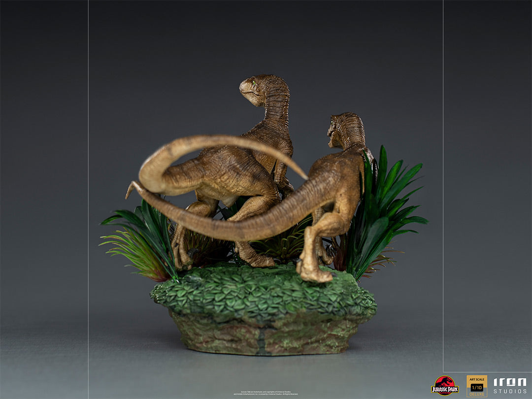 Just The Two Raptors Deluxe Art Scale 1/10 - Jurassic Park