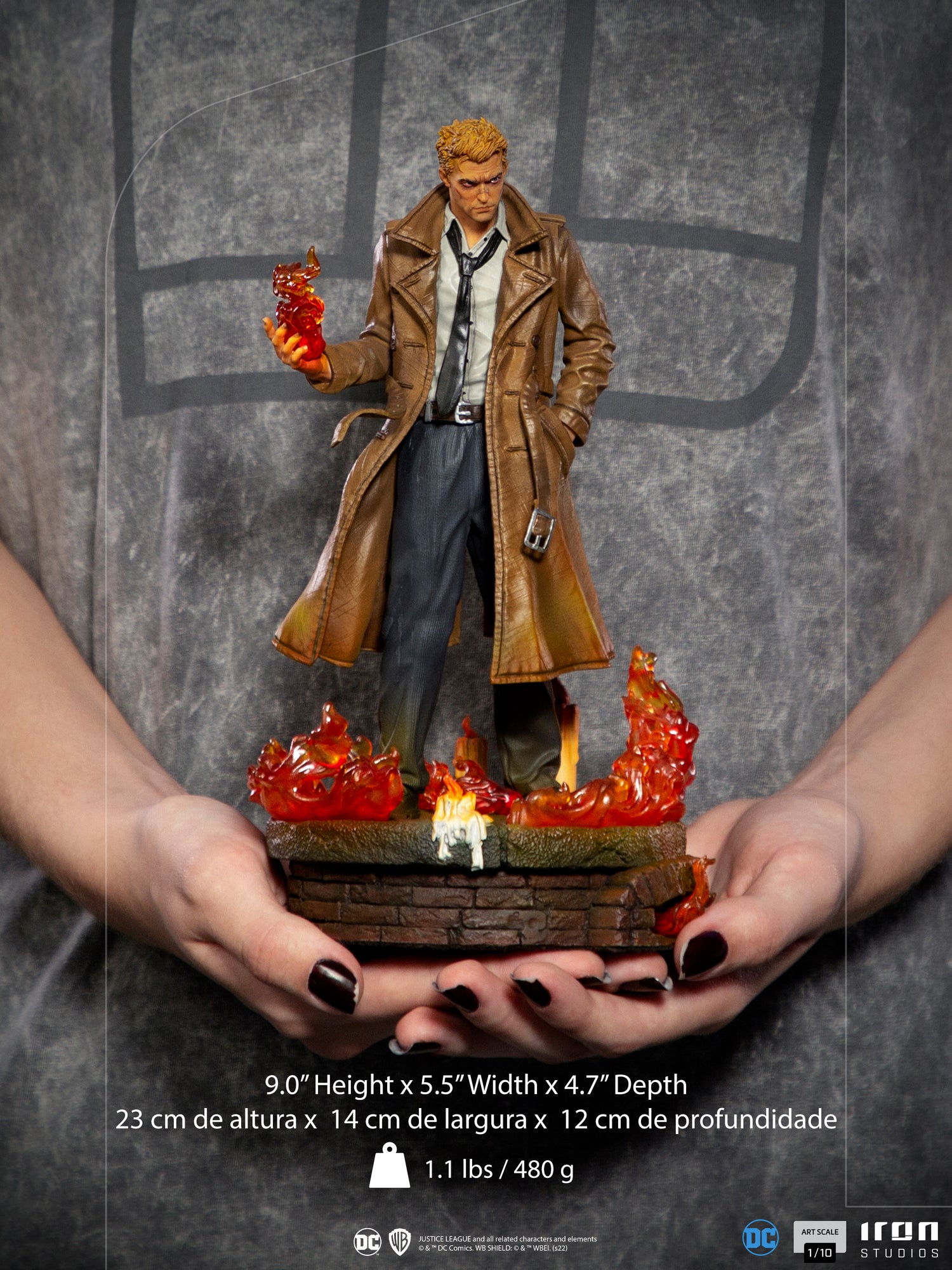 IRON STUDIOS - CONSTANTINE - DC COMICS SERIES - ART SCALE 1/10