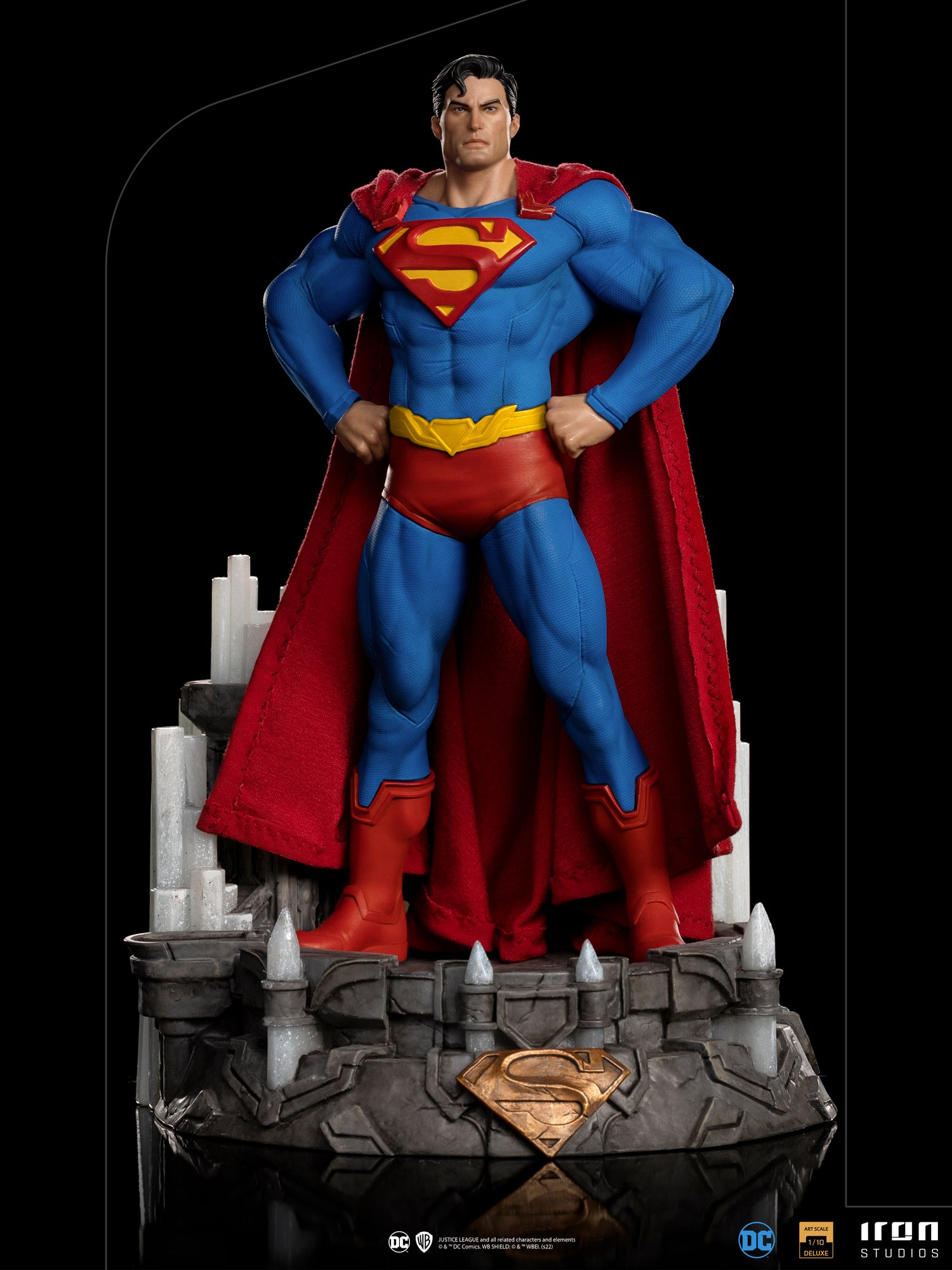 IRON STUDIOS - SUPERMAN UNLEASHED DELUXE - DC COMICS - ART SCALE 1/10