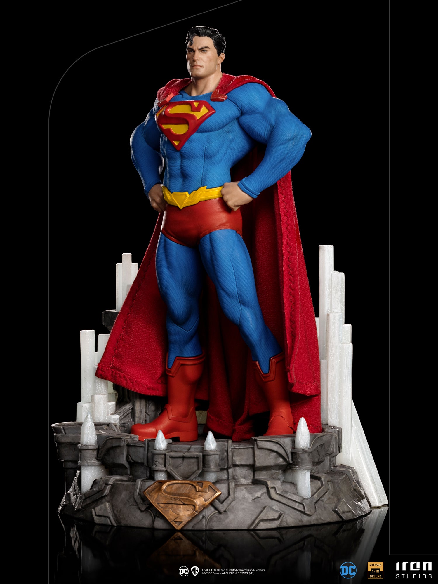 IRON STUDIOS - SUPERMAN UNLEASHED DELUXE - DC COMICS - ART SCALE 1/10