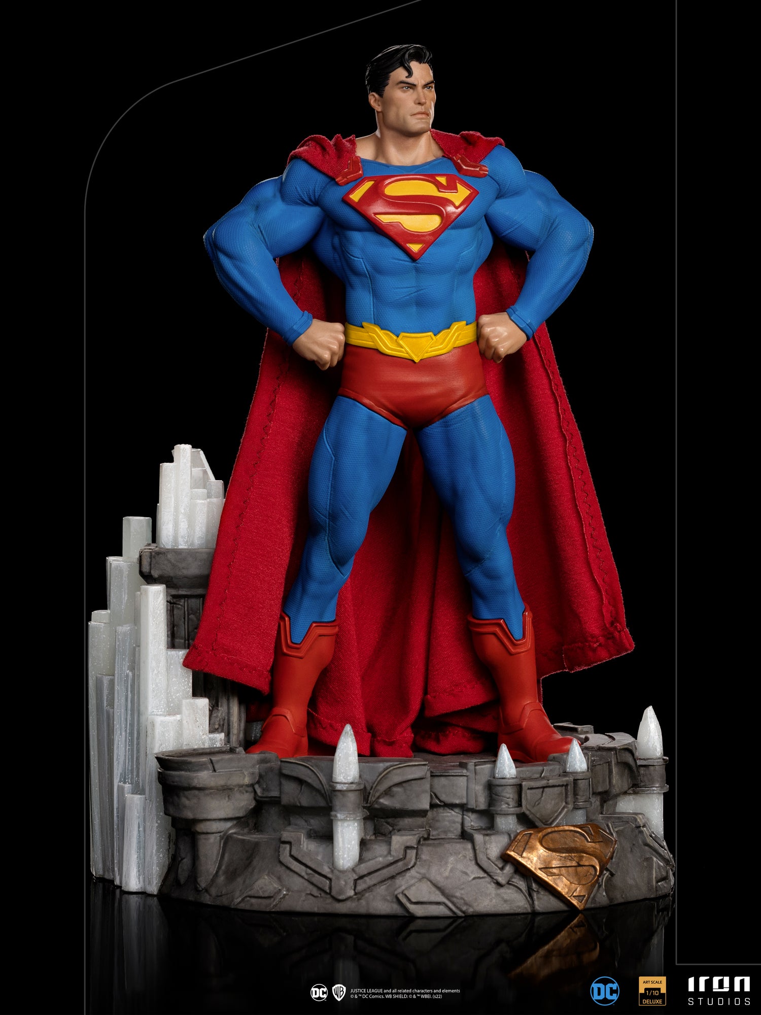 IRON STUDIOS - SUPERMAN UNLEASHED DELUXE - DC COMICS - ART SCALE 1/10