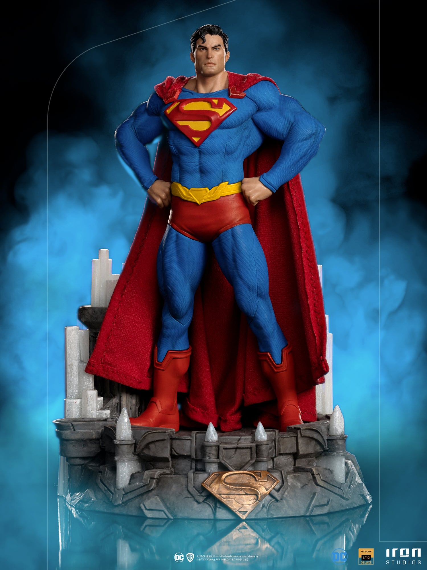 IRON STUDIOS - SUPERMAN UNLEASHED DELUXE - DC COMICS - ART SCALE 1/10