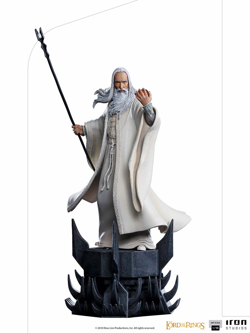 IRON STUDIOS - SARUMAN BDS - THE LORD OF THE RINGS - ART SCALE 1/10