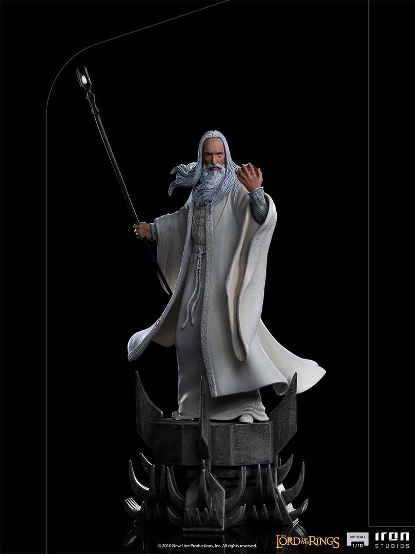 IRON STUDIOS - SARUMAN BDS - THE LORD OF THE RINGS - ART SCALE 1/10