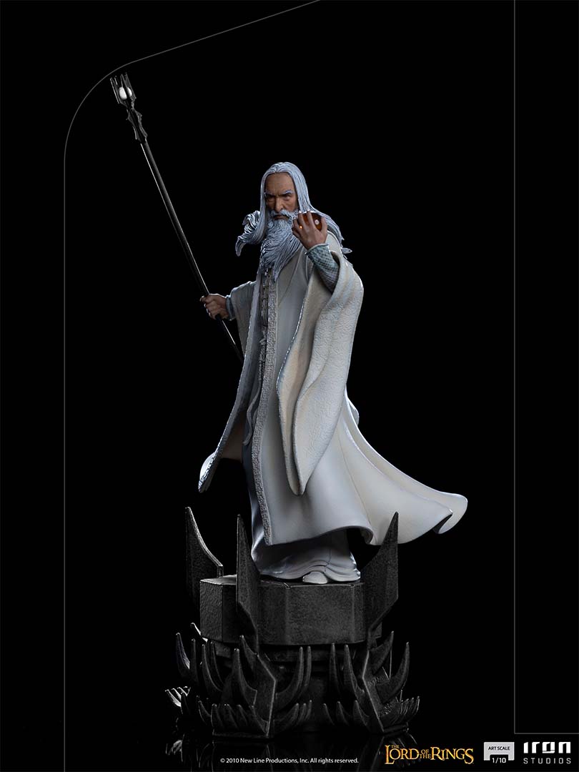 IRON STUDIOS - SARUMAN BDS - THE LORD OF THE RINGS - ART SCALE 1/10