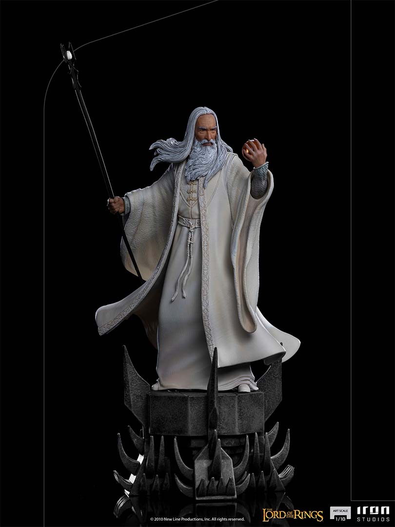 IRON STUDIOS - SARUMAN BDS - THE LORD OF THE RINGS - ART SCALE 1/10