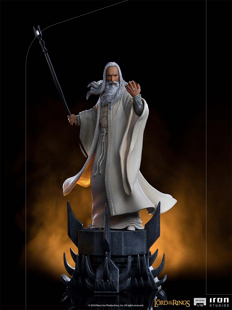 IRON STUDIOS - SARUMAN BDS - THE LORD OF THE RINGS - ART SCALE 1/10