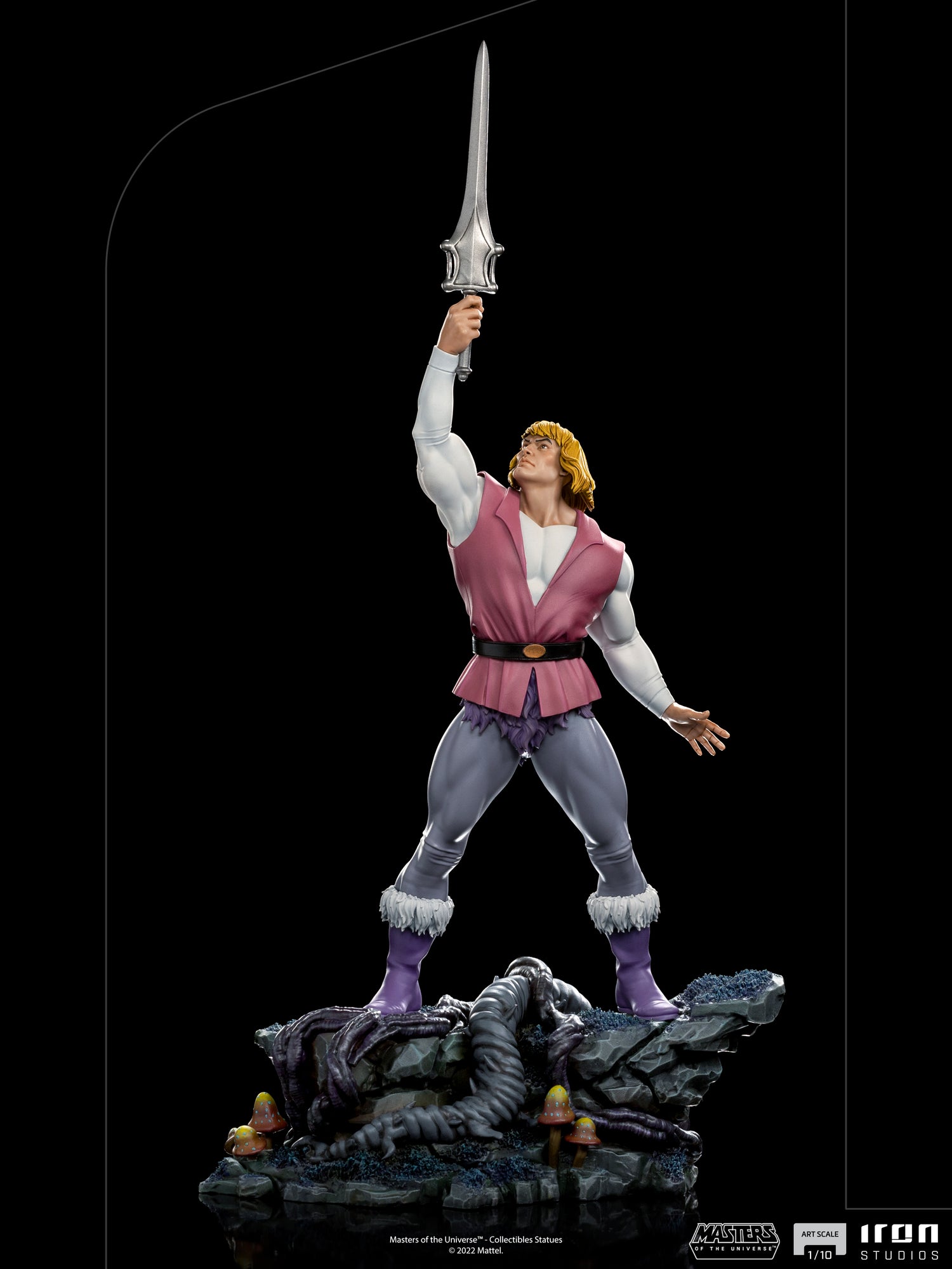 IRON STUDIOS - PRINCE ADAM - MASTERS OF THE UNIVERSE (MOTU) - ART SCALE 1/10