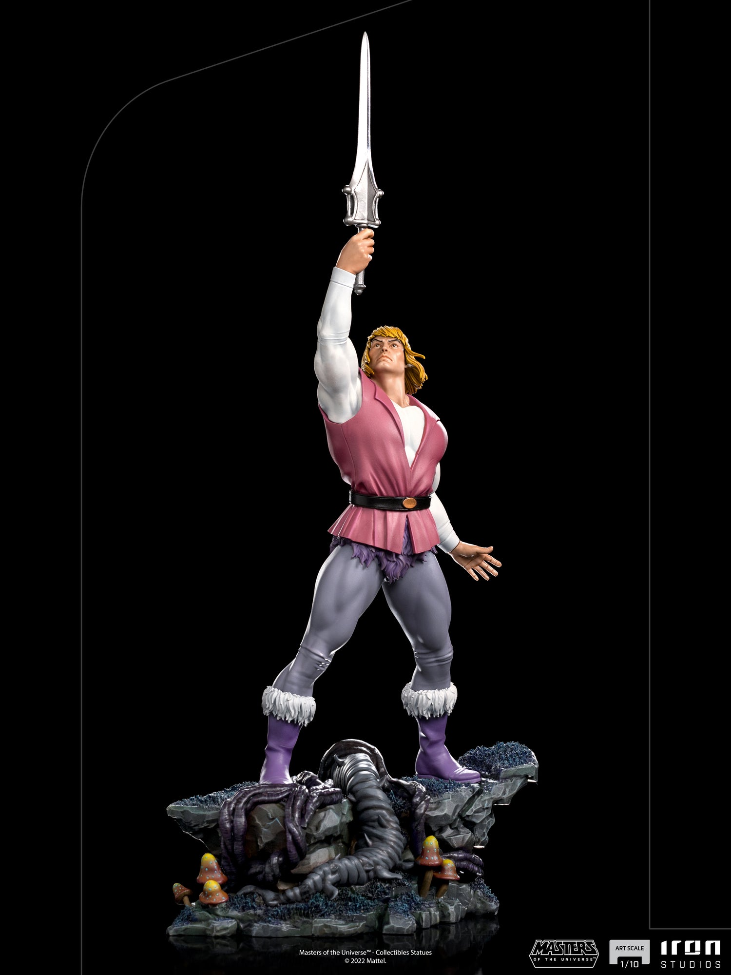 IRON STUDIOS - PRINCE ADAM - MASTERS OF THE UNIVERSE (MOTU) - ART SCALE 1/10