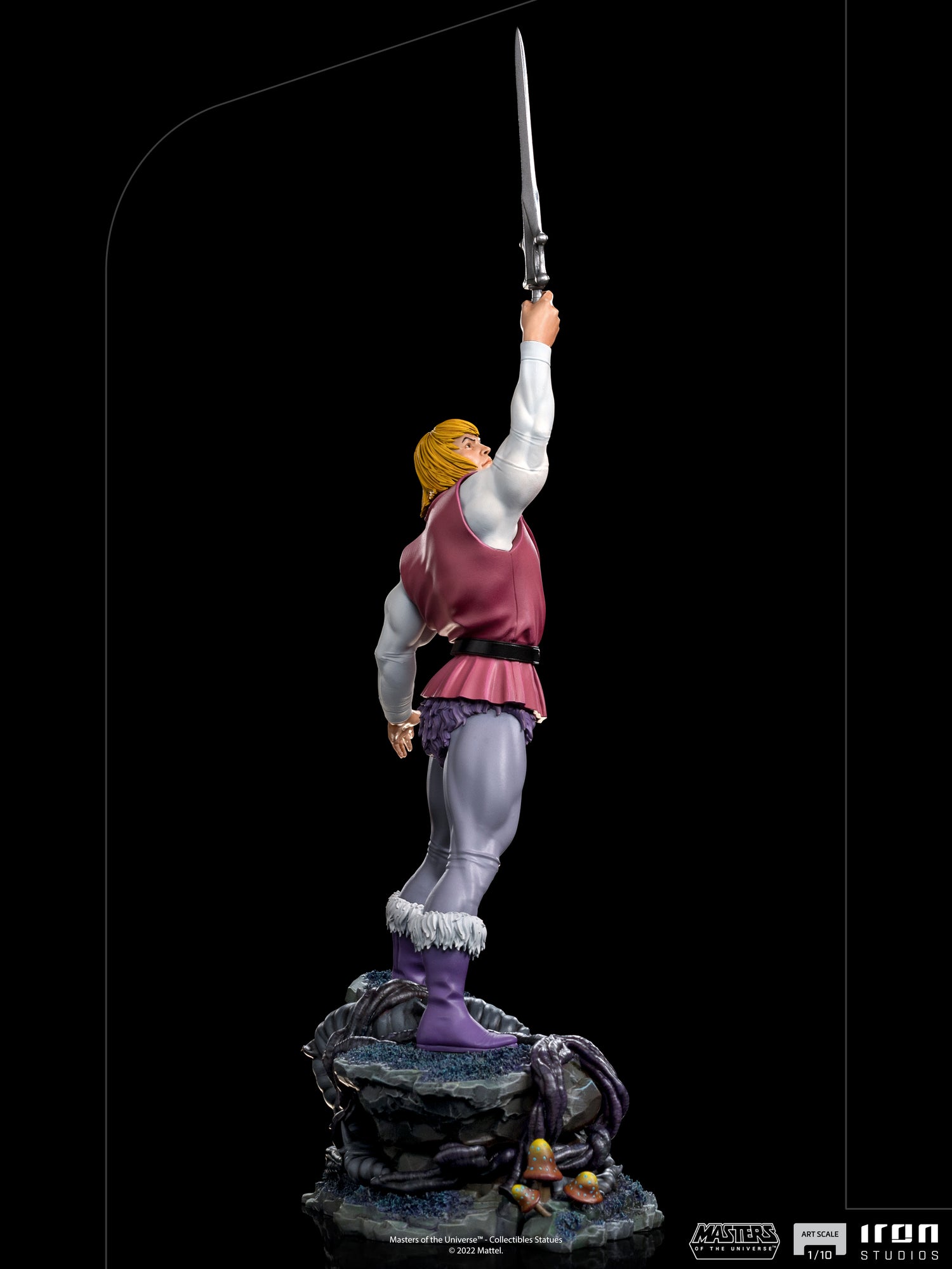 IRON STUDIOS - PRINCE ADAM - MASTERS OF THE UNIVERSE (MOTU) - ART SCALE 1/10