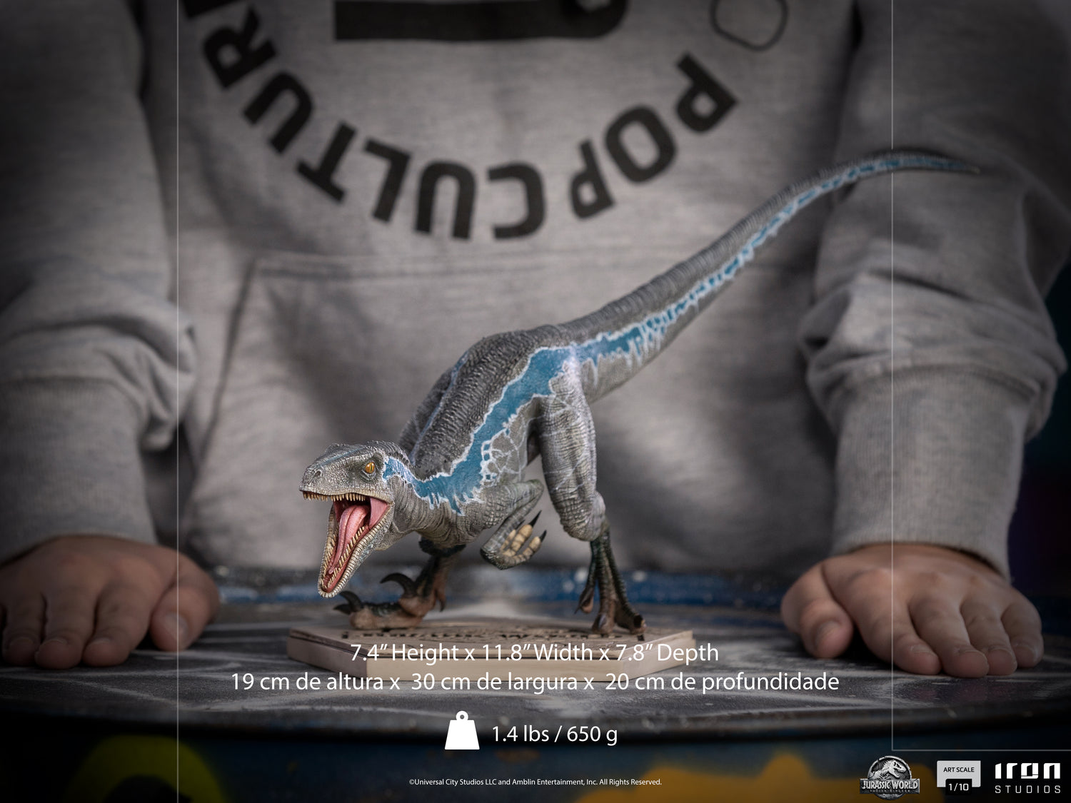 Blue - Jurassic World Fallen Kingdom - BDS Art Scale 1/10 -