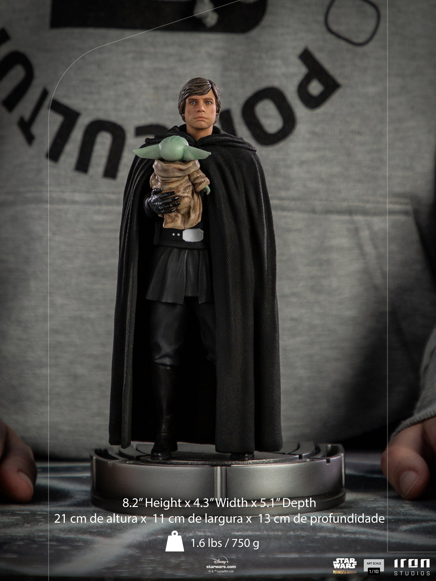 IRON STUDIOS - LUKE SKYWALKER AND GROGU - THE MANDALORIAN - ART SCALE 1/10