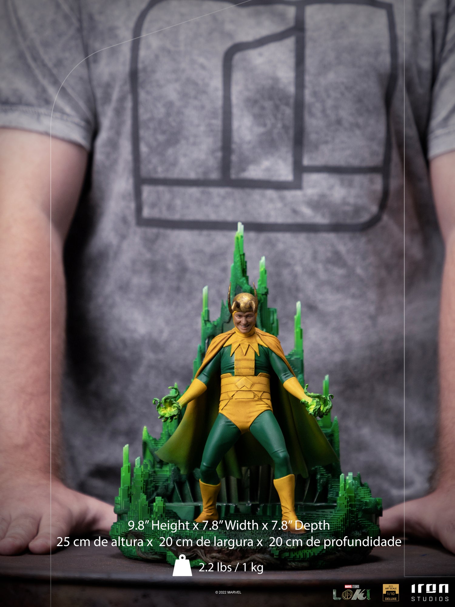 IRON STUDIOS - Classic Loki Variant Deluxe BDS Art Scale 1/10