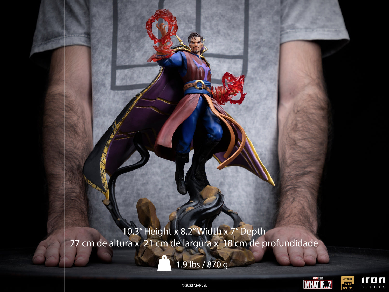 IRON STUDIOS - DOCTOR STRANGE SUPREME DELUXE - WHAT IF...? - ART SCALE 1/10