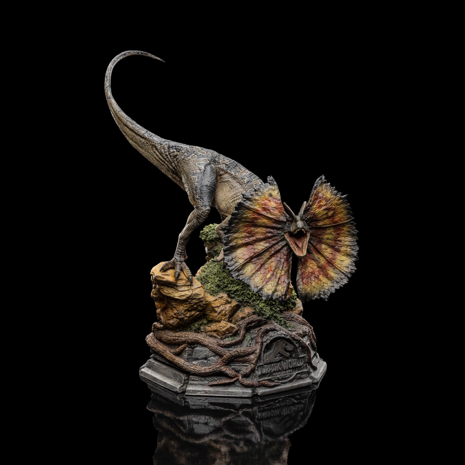 Dilophosaurus - Jurassic World - Art Scale 1/10 - Iron Studi