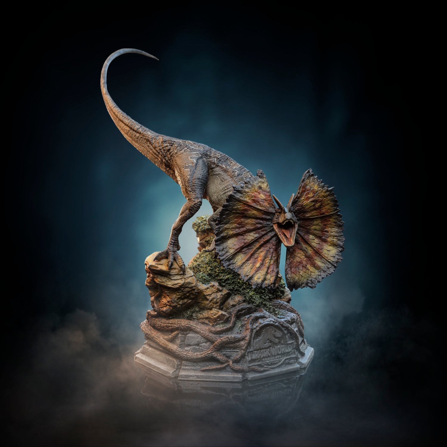 Dilophosaurus - Jurassic World - Art Scale 1/10 - Iron Studi