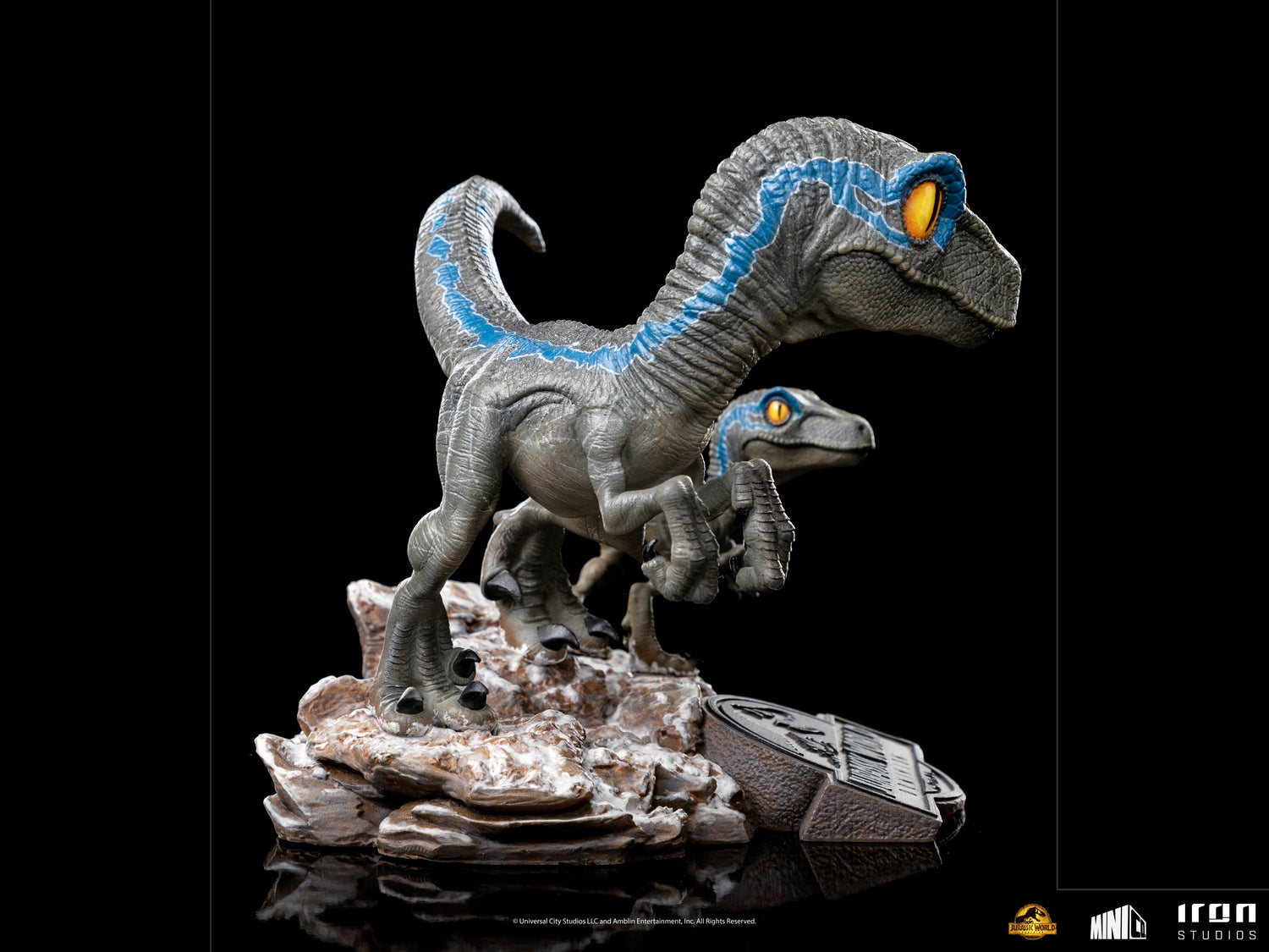 Blue and Beta - Jurassic World: Domination - MiniCo - Iron Studios