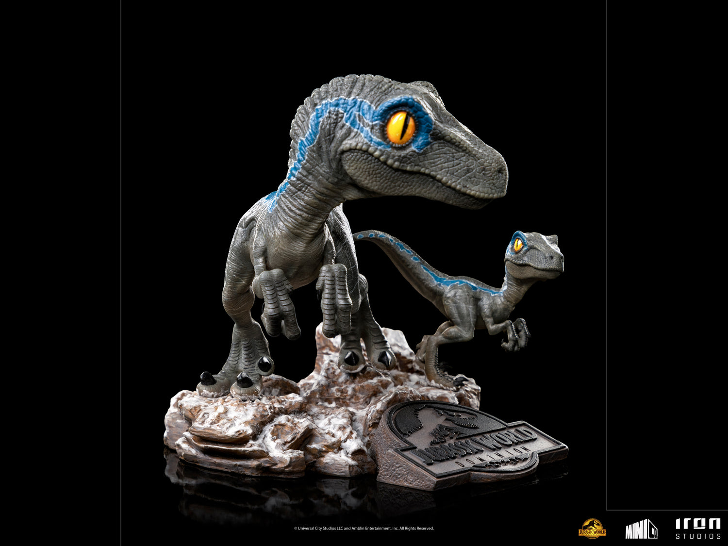 Blue and Beta - Jurassic World: Domination - MiniCo - Iron Studios