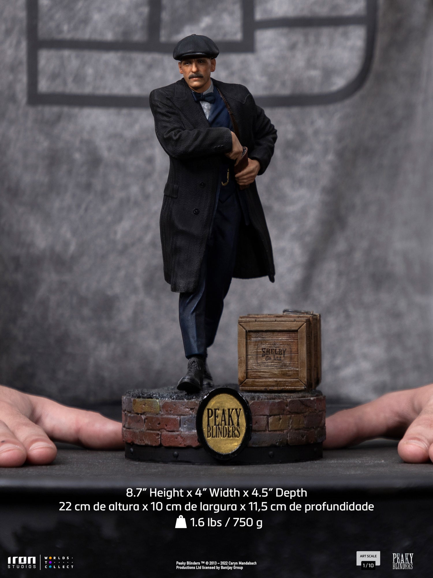 ARTHUR SHELBY - PEAKY BLINDERS - ART SCALE 1/10 - IRON STUDIOS