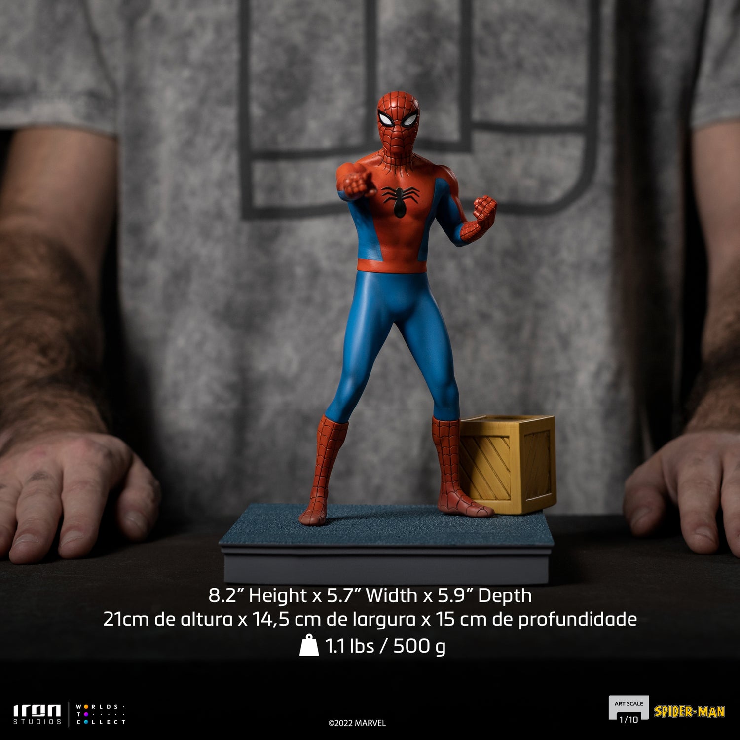 IRON STUDIOS - SPIDER-MAN `60S - ANIMATED SERIES - ART SCALE 1/10