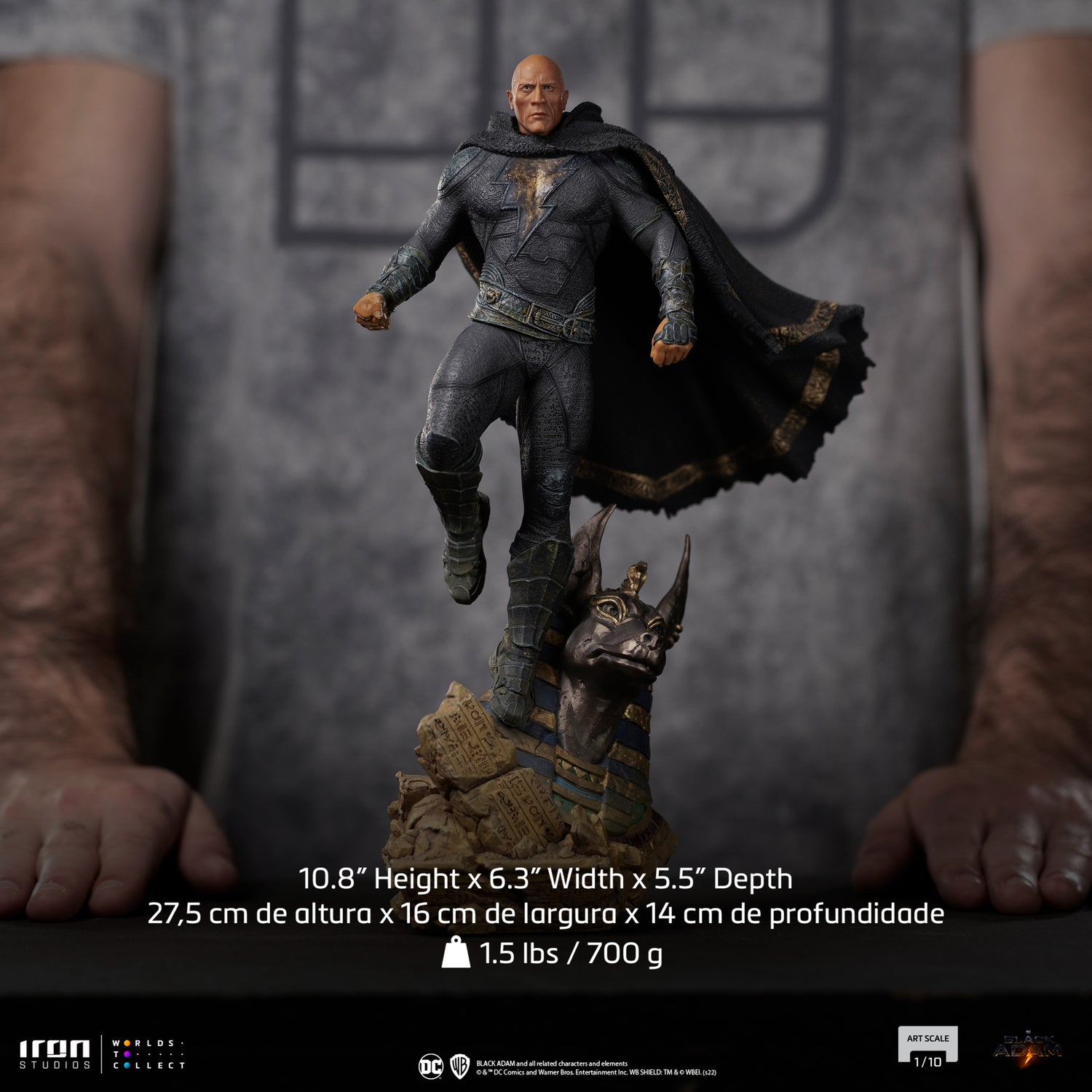 IRON STUDIOS - BLACK ADAM - BLACK ADAM - ART SCALE 1/10