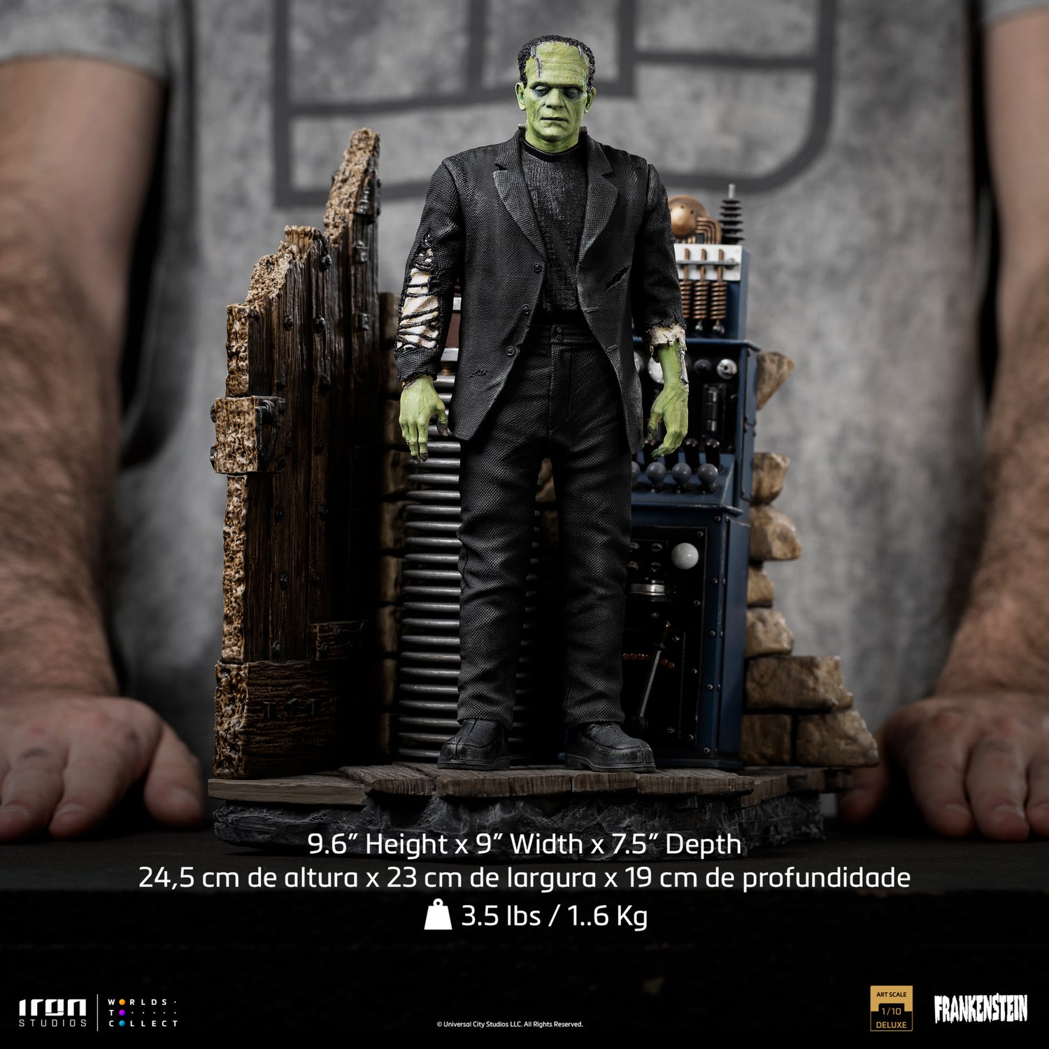 IRON STUDIOS - FRANKENSTEIN`S MONSTER DELUXE - UNIVERSAL MONSTERS - ART SCALE 1/10