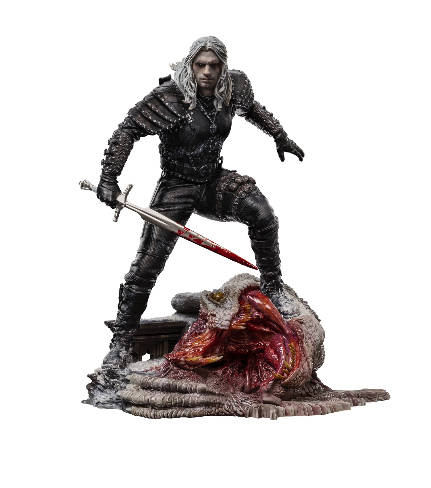 IRON STUDIOS - GERALT OF RIVIA BDS - THE WITCHER NETFLIX - ART SCALE 1/10