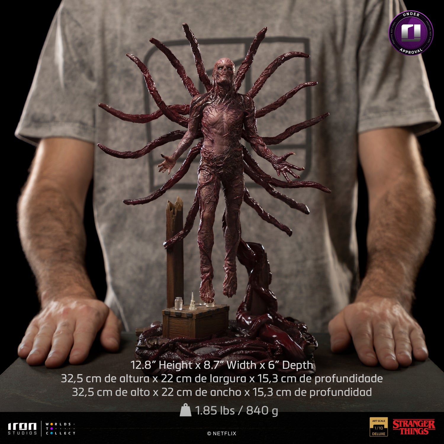 IRON STUDIOS - VECNA - STRANGER THINGS - ART SCALE 1/10