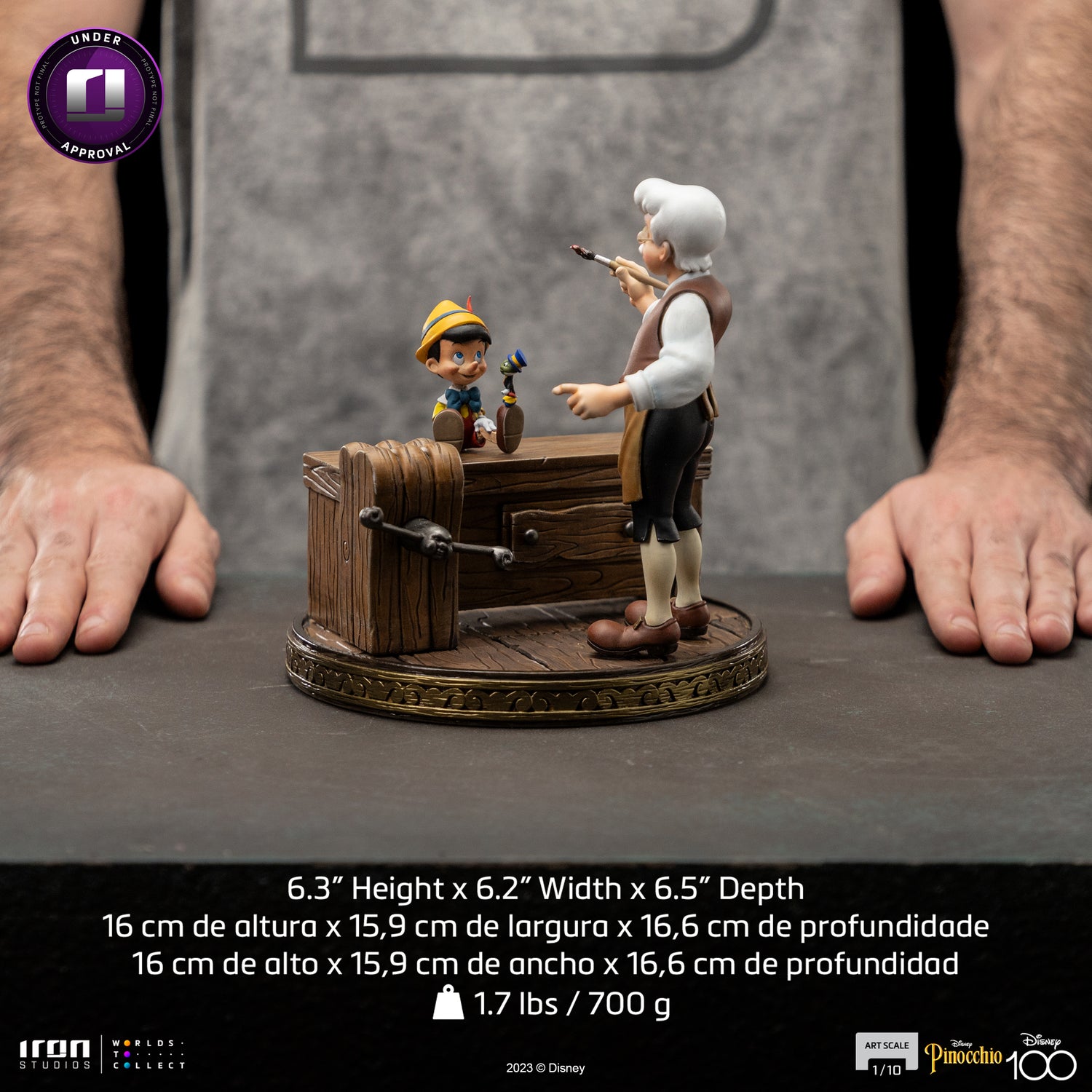 IRON STUDIOS - PINOCCHIO - DISNEY CLASSICS - ART SCALE 1/10