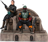 Boba Fett and Fennec Shand on Throne Deluxe Art Scale 1/10 -